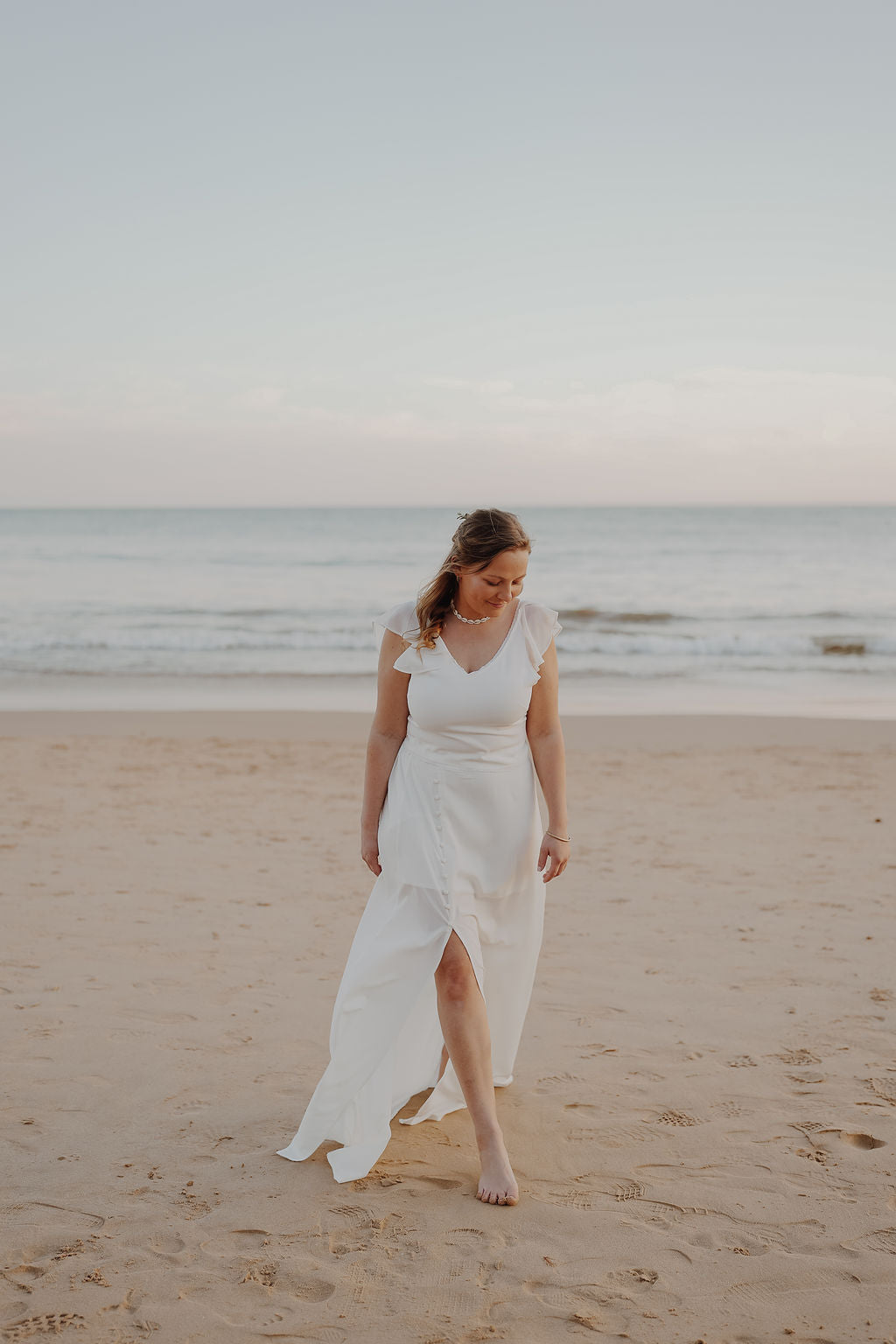 Jupe fente Alba - mariée