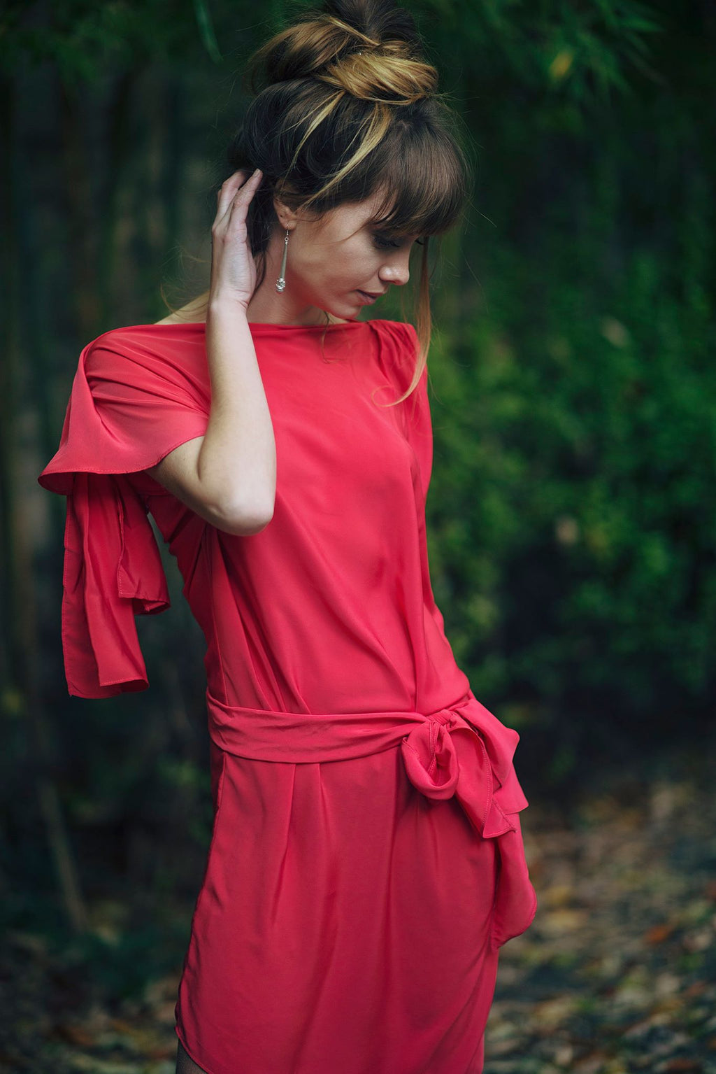 pink dress