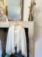 Étole Vars finition dentelle de calais