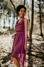 Robe mauve/aubergine