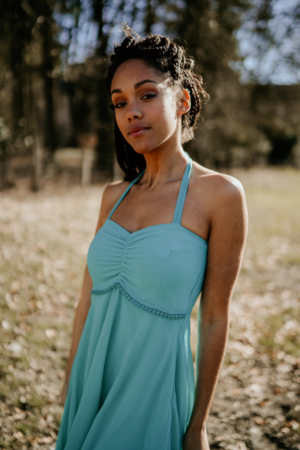 Robe bleu