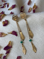 Jolies boucles d'oreilles pour parfaire votre look bohème.