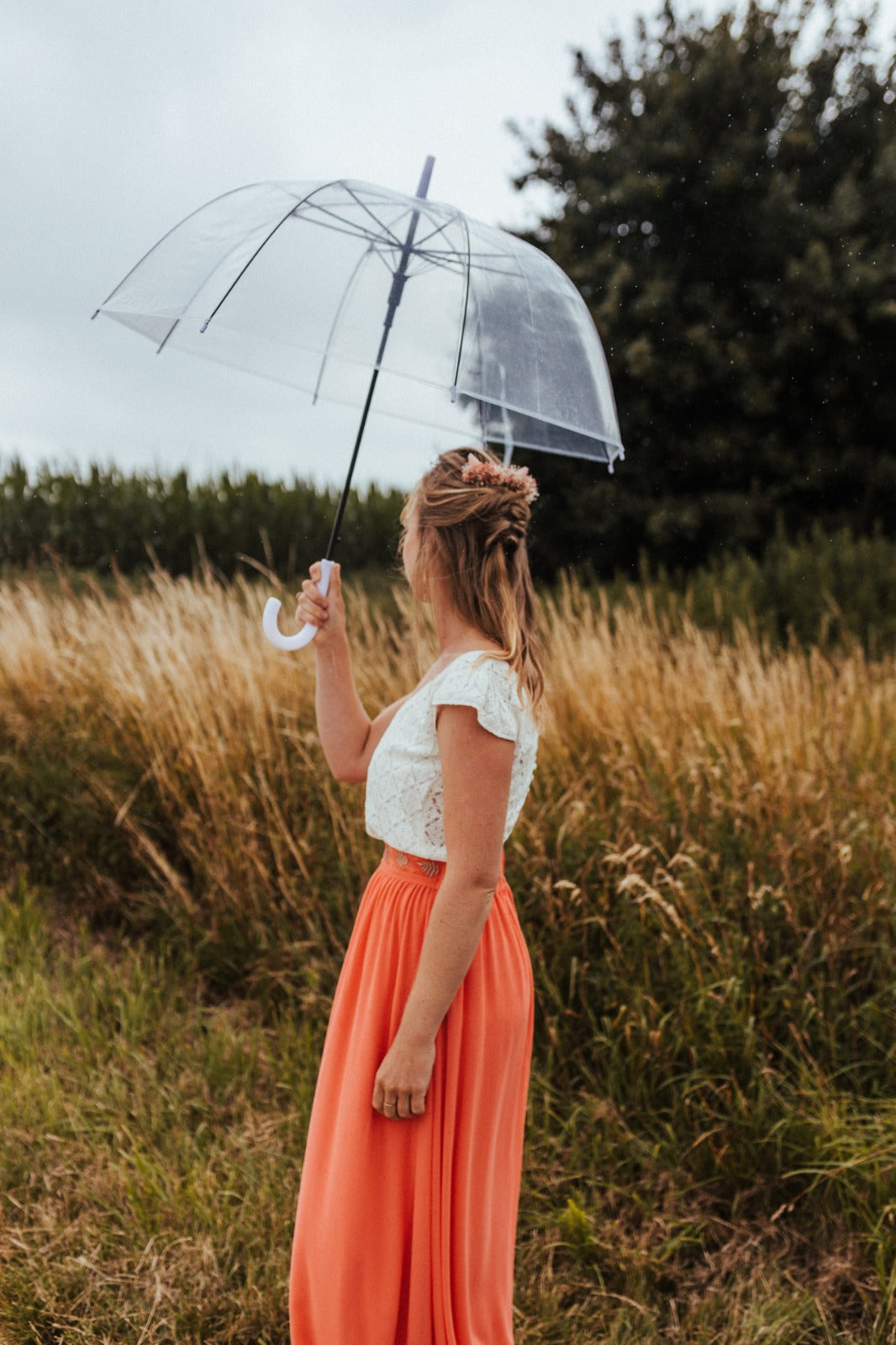 Parapluie transparent