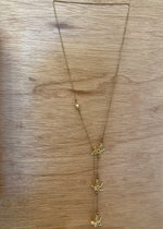 Collier sautoir ou de dos - Origami