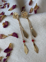 Jolies boucles d'oreilles pour parfaire votre look bohème.