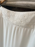 Jupe longue Alix broderie ivoire
